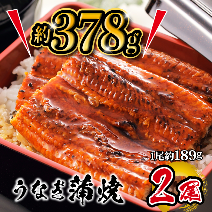 国産うなぎ蒲焼約189g×2本